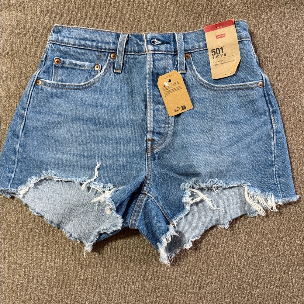 NWT Levi's 501 Original High Rise Denim Shorts